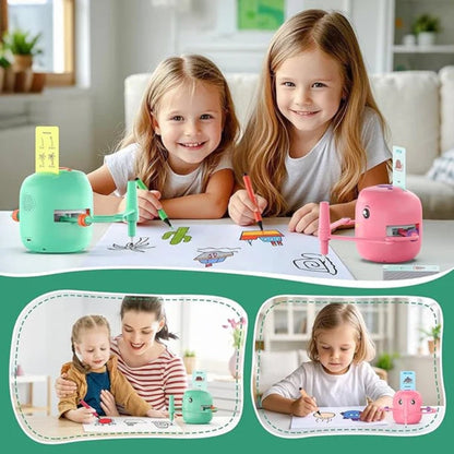 Koalu™ Montessori Zeichenroboter mit 100 Wortkarten