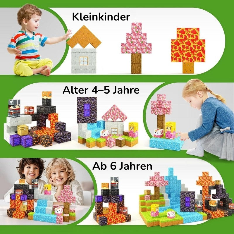 Koalu™ MINT-Förderung magnetische Mineblocks Netherportal
